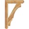 Ekena Millwork Balboa Craftsman Rough Sawn Bracket, Western Red Cedar, 4"W x 24"D x 36"H BKT04X24X36BOA04RWR - alternate 3